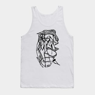 Cubist Self Portrait Tank Top